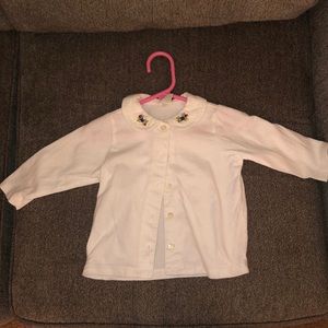 Buttoned long sleeve top